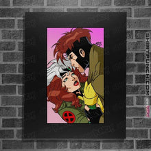Load image into Gallery viewer, Shirts Posters / 4&quot;x6&quot; / Black Rogue And Gambit
