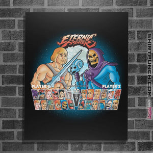 Shirts Posters / 4"x6" / Black Eternia Fighter