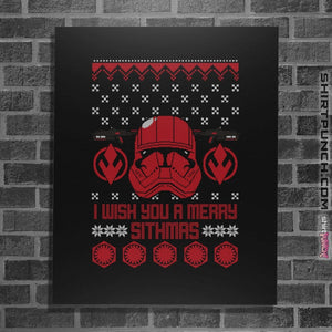 Shirts Posters / 4"x6" / Black Sith Christmas