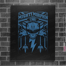 Load image into Gallery viewer, Shirts Posters / 4&quot;x6&quot; / Black Blue Ranger
