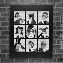 Load image into Gallery viewer, Shirts Posters / 4&quot;x6&quot; / Black Bat Villains Jail
