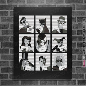 Shirts Posters / 4"x6" / Black Bat Villains Jail