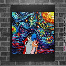 Load image into Gallery viewer, Daily_Deal_Shirts Posters / 4&quot;x6&quot; / Black Van Gogh Never Experienced Space Madness
