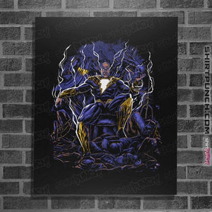 Daily_Deal_Shirts Posters / 4"x6" / Black Hail To The King Adam