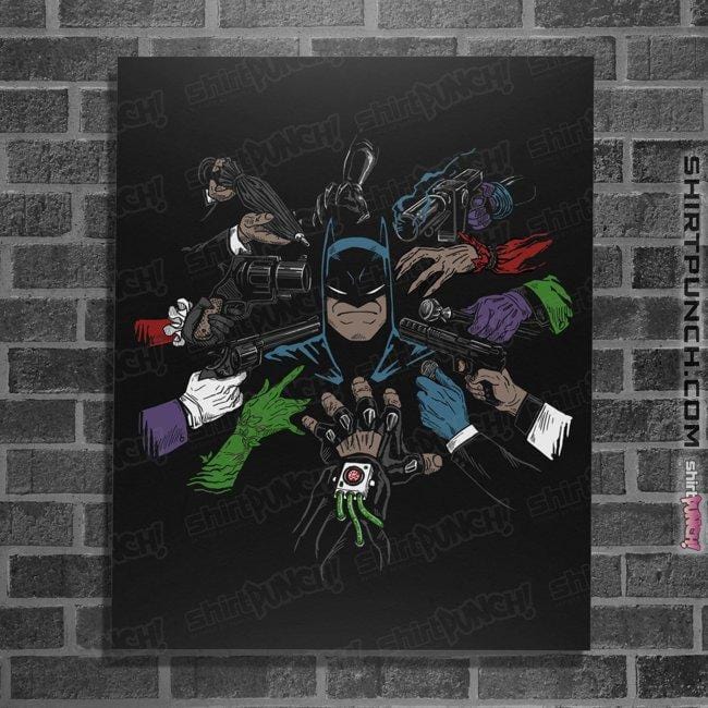 Secret_Shirts Posters / 4"x6" / Black Batwick Tee