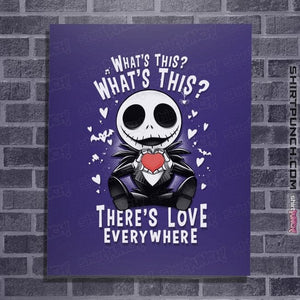Daily_Deal_Shirts Posters / 4"x6" / Violet There's Love In The Air