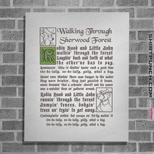 Load image into Gallery viewer, Shirts Posters / 4&quot;x6&quot; / White Sherwood Forest
