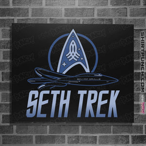 Shirts Posters / 4"x6" / Black Seth Trek