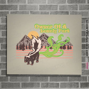 Daily_Deal_Shirts Posters / 4"x6" / Natural Lonely Skunk