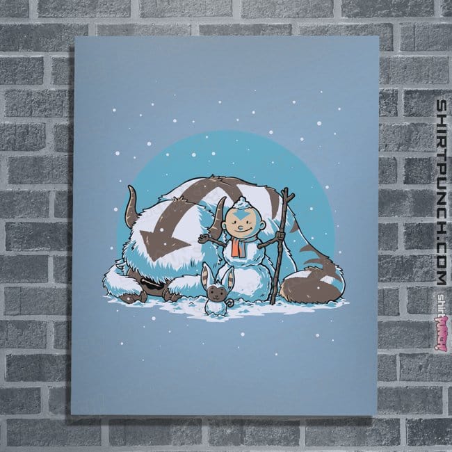 Secret_Shirts Posters / 4"x6" / Powder Blue Snow Bender
