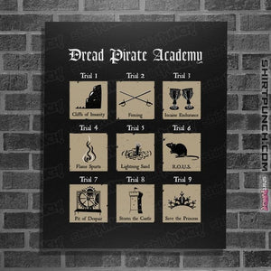 Secret_Shirts Posters / 4"x6" / Black The Dread Pirate Academy