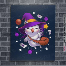 Load image into Gallery viewer, Shirts Posters / 4&quot;x6&quot; / Navy Moogle Witch
