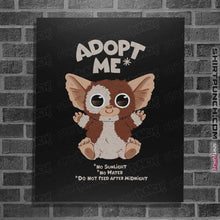 Load image into Gallery viewer, Shirts Posters / 4&quot;x6&quot; / Black Adopt Me
