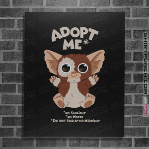 Shirts Posters / 4"x6" / Black Adopt Me