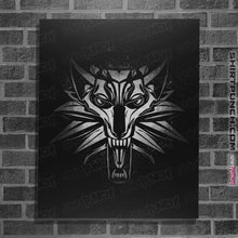 Load image into Gallery viewer, Shirts Posters / 4&quot;x6&quot; / Black Graffiti White Wolf
