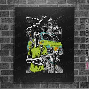 Shirts Posters / 4"x6" / Black Scooby And Shaggy