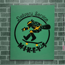 Load image into Gallery viewer, Secret_Shirts Posters / 4&quot;x6&quot; / Irish Green Mikey&#39;s Delivery Service
