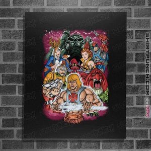 Shirts Posters / 4"x6" / Black Eternia Warrior