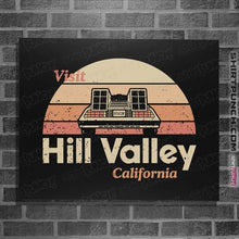 Load image into Gallery viewer, Daily_Deal_Shirts Posters / 4&quot;x6&quot; / Black Visit Hill Valley
