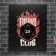 Load image into Gallery viewer, Daily_Deal_Shirts Posters / 4&quot;x6&quot; / Black Fireball club
