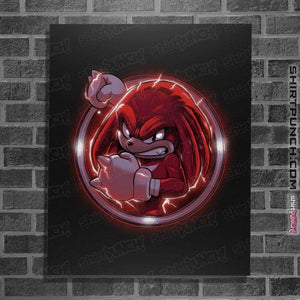 Daily_Deal_Shirts Posters / 4"x6" / Black The Echidna