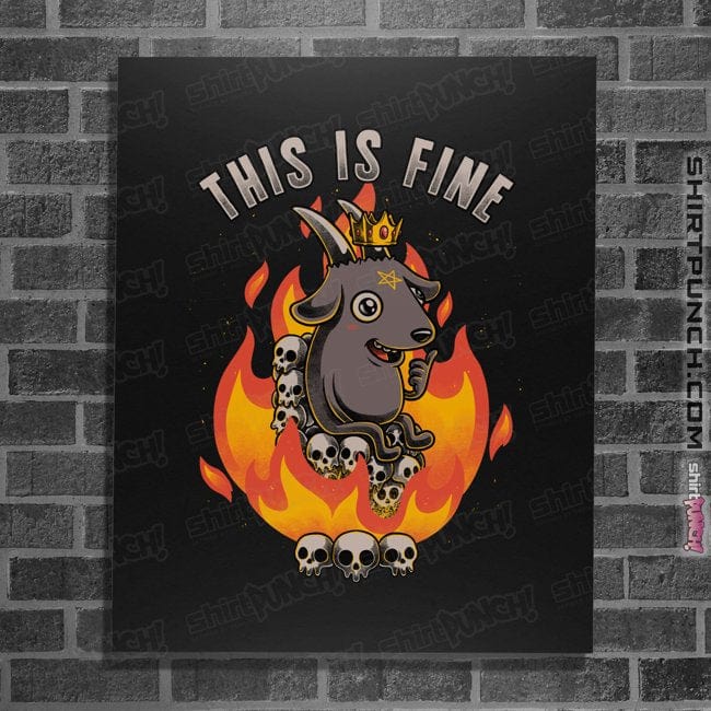 Secret_Shirts Posters / 4"x6" / Black Demonically Fine