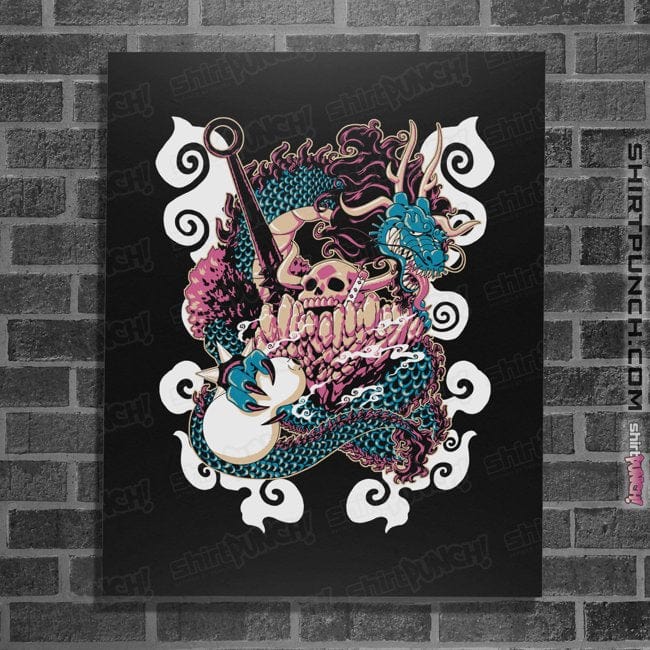 Shirts Posters / 4"x6" / Black Kaidou of the Beasts