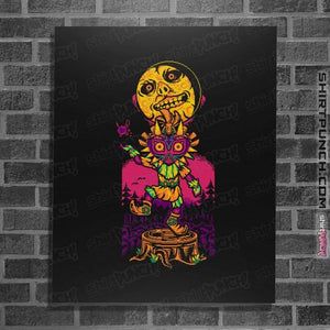 Daily_Deal_Shirts Posters / 4"x6" / Black Moonlit Fate