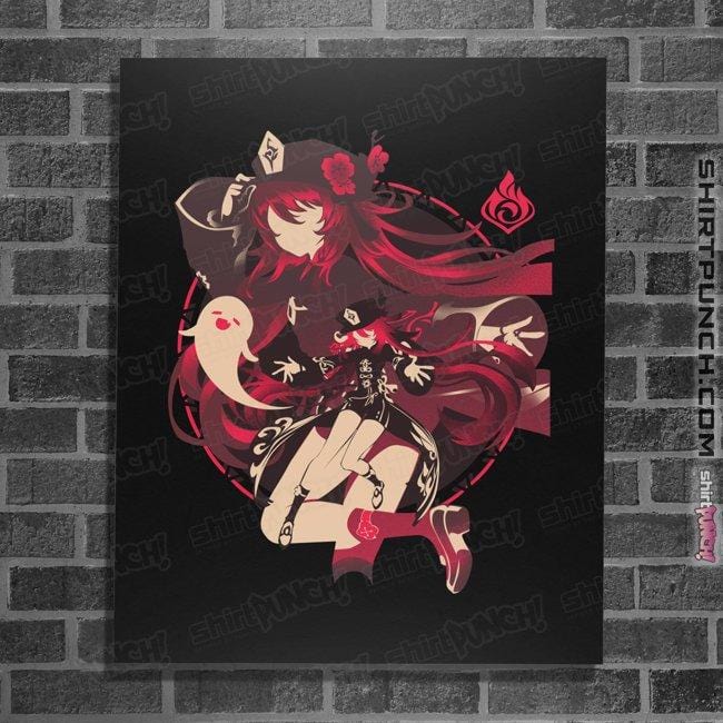 Daily_Deal_Shirts Posters / 4"x6" / Black Fragrance In Thaw Hu Tao