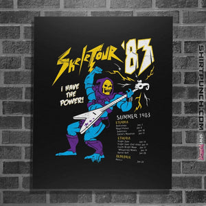 Shirts Posters / 4"x6" / Black Skeletour 83