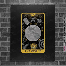 Load image into Gallery viewer, Shirts Posters / 4&quot;x6&quot; / Black Tarot The World
