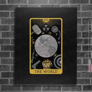 Shirts Posters / 4"x6" / Black Tarot The World