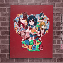 Load image into Gallery viewer, Shirts Posters / 4&quot;x6&quot; / Red Final Heaven Maid Cafe
