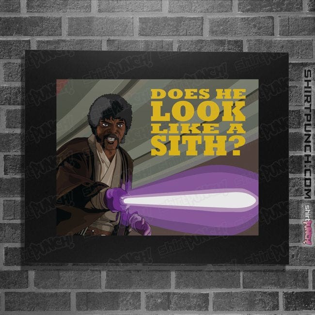 Secret_Shirts Posters / 4"x6" / Black Jedi Jules Windu