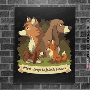 Secret_Shirts Posters / 4"x6" / Black Forever