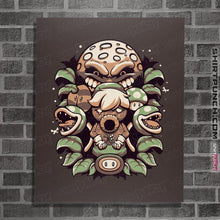 Load image into Gallery viewer, Shirts Posters / 4&quot;x6&quot; / Dark Chocolate Retro Garden
