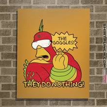 Load image into Gallery viewer, Secret_Shirts Posters / 4&quot;x6&quot; / Gold The Goggles!
