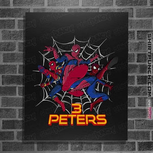 Daily_Deal_Shirts Posters / 4"x6" / Black 3 Peters