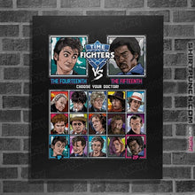 Load image into Gallery viewer, Shirts Posters / 4&quot;x6&quot; / Black Time Fighters 14th VS 15th
