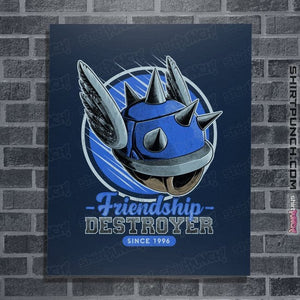 Daily_Deal_Shirts Posters / 4"x6" / Navy Friendship Destroyer