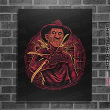 Load image into Gallery viewer, Daily_Deal_Shirts Posters / 4&quot;x6&quot; / Black The Elm Street Slasher
