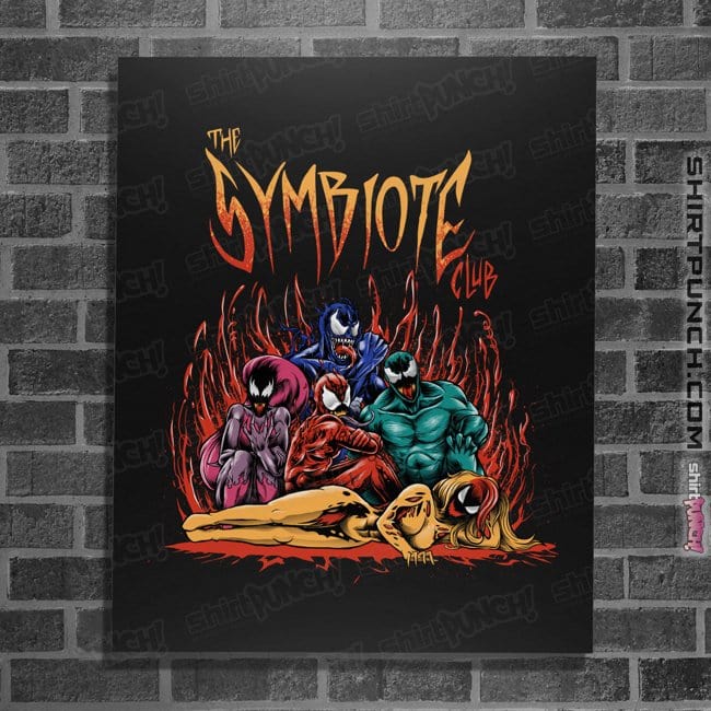 Secret_Shirts Posters / 4"x6" / Black The Symbiote Club