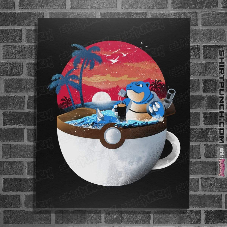 Shirts Posters / 4"x6" / Black Cup Of Water