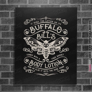 Shirts Posters / 4"x6" / Black Buffalo Bills Body Lotion