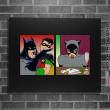 Load image into Gallery viewer, Shirts Posters / 4&quot;x6&quot; / Black Batman Yelling
