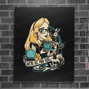 Daily_Deal_Shirts Posters / 4"x6" / Black Rocker Alice