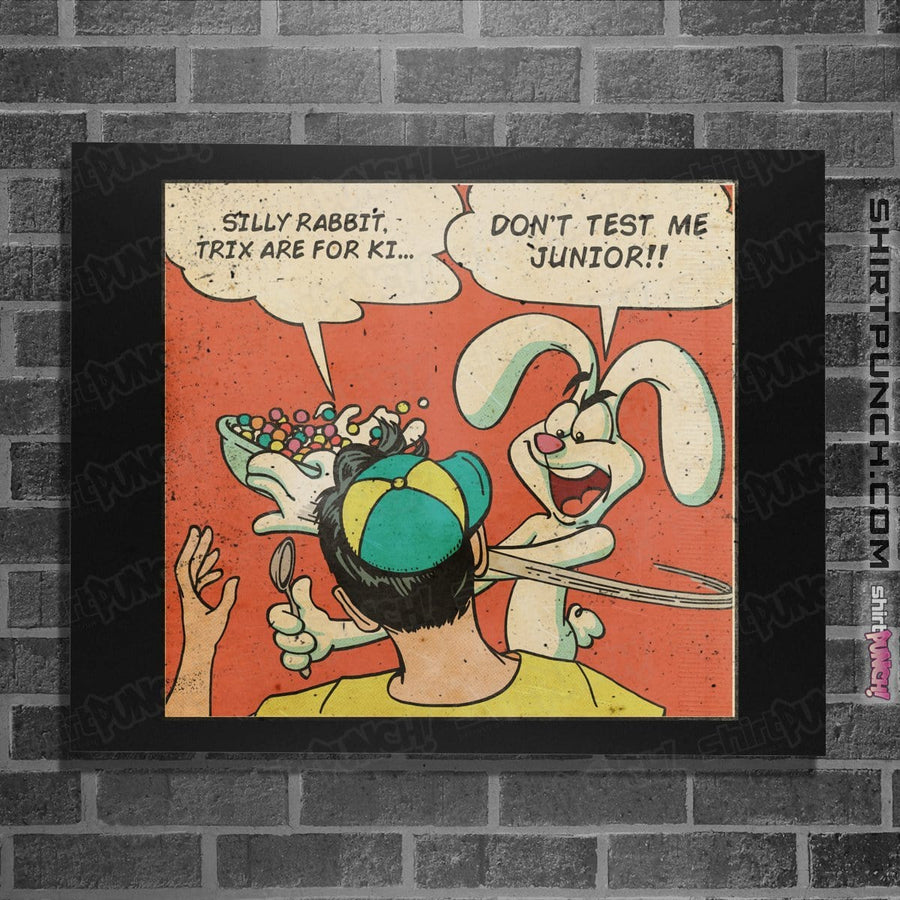 Shirts Posters / 4"x6" / Black Don't Test Me