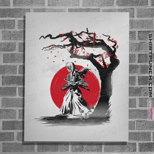 Shirts Posters / 4"x6" / White Wandering Samurai