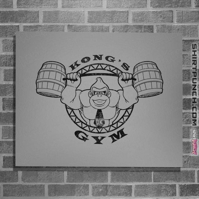 Shirts Posters / 4"x6" / Sports Grey Kong's Gym