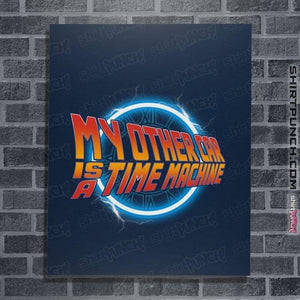 Shirts Posters / 4"x6" / Navy My Other Car